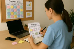 calendario de contenido para fisioterapeutas